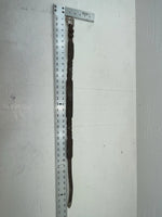 New Brown Genuine Leather Tooled And Silver Pendent 28” Belt #5721 NN-15