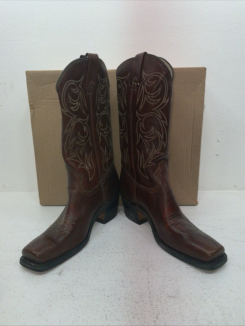 New Men’s Brown Texas Brand Cowboy Boots. M 311 9.5 9 1/2 B. 5-48