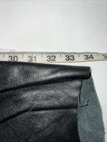 New Black Tough 1 Show Chaps With Fringe Adjustable Waist 46” N-48