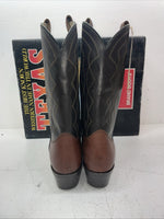 New Men’s Brown Texas Brand Cowboy Boots. 5101 9 D. 4-98
