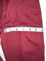 New Vintage Red Fenton Westerns Polyester Pants #310 3A-91
