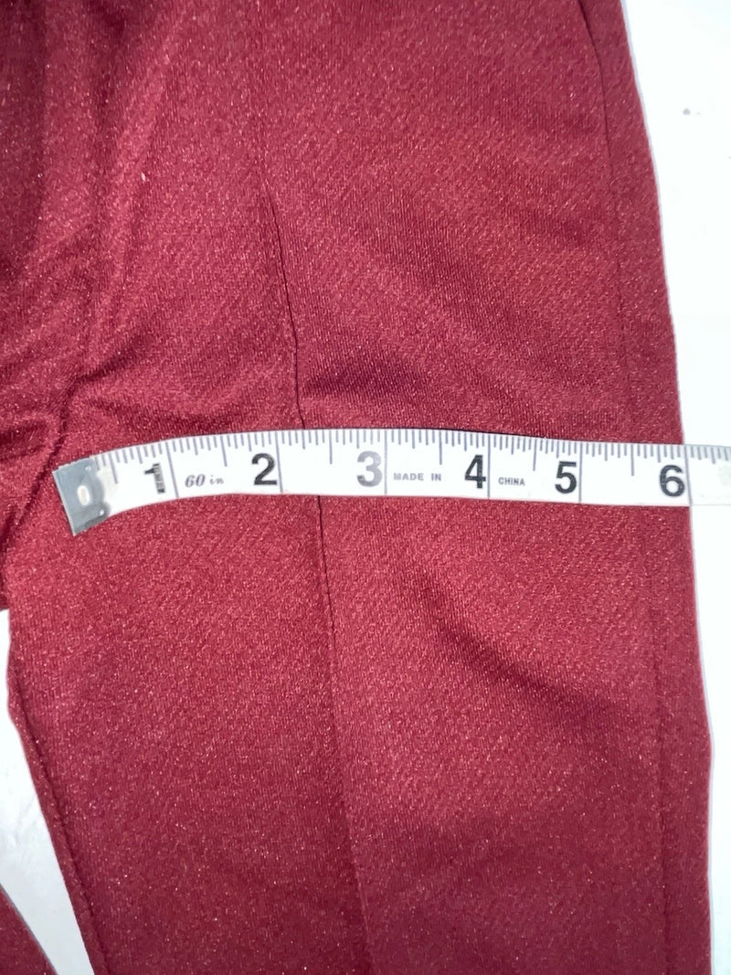 New Vintage Red Fenton Westerns Polyester Pants #310 3A-91