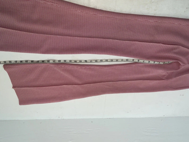 New Vintage Red Checkered Dickson Jenkins Polyester Pants #534 VV-71
