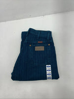 New Women’s Blue Stripped Wrangler Slim Fit Denim Jeans. 11x36 O-13