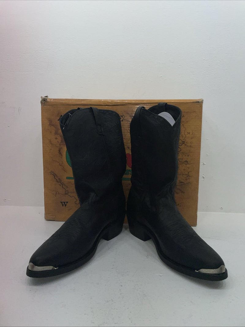 New Men’s Black Laredo Cowboy Boots. 68610 9.5 9 1/2 E W. 6-35