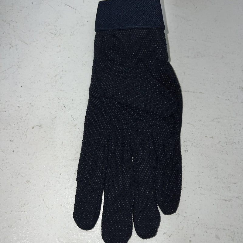 New Navy Blue Cross Country Cotton Pebble Riding Gloves Large E-504