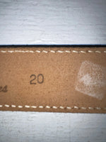 New Brown Genuine Leather Perkies Tooled 20” Belt #601 NN-68