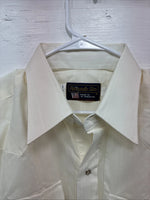 New Men’s Panhandle Slim Yellow Long Sleeve Strip Pearl Snap XL J-47