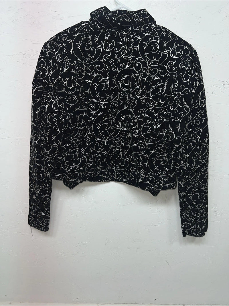 New Women’s Black Cheyenne Outfitters Short Show Jacket Small WW-2