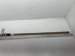 New Geniune Leather Nocona Brown White Belt Large #N3488802 W-9