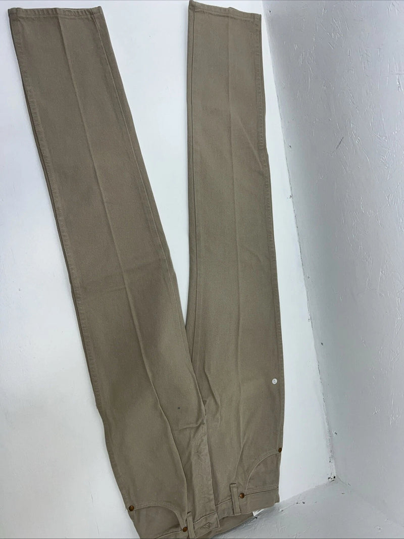 New Girls Boys Cowboy Cut Slim Fit Wrangler Tan Denim Jeans. 5x34 F-39