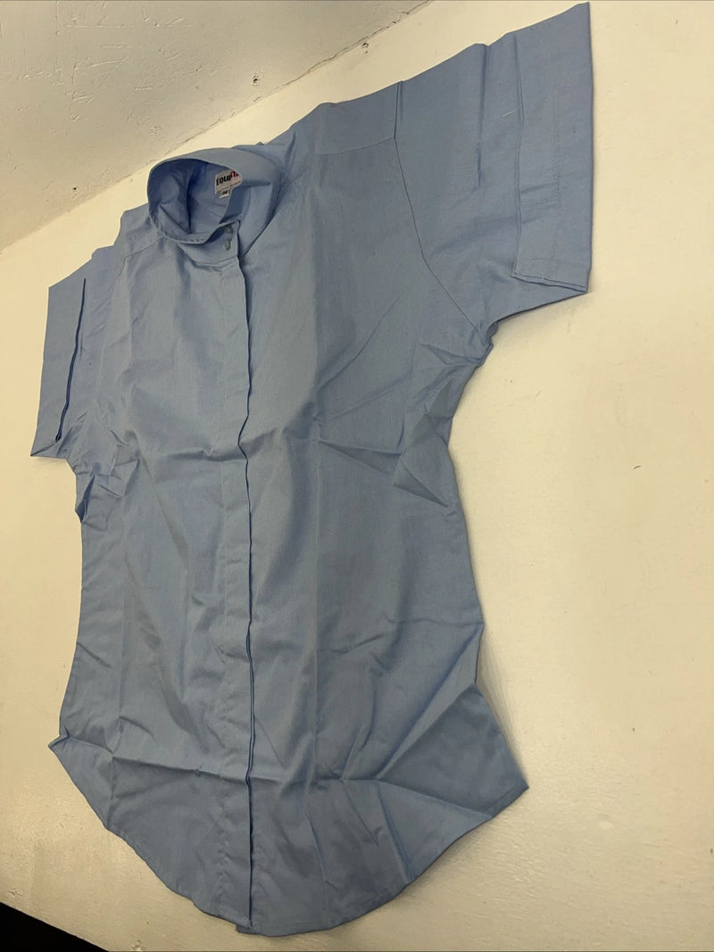 New Women’s Blue EQUISTAR Short Sleeve Riding Shirt. 38 D-39