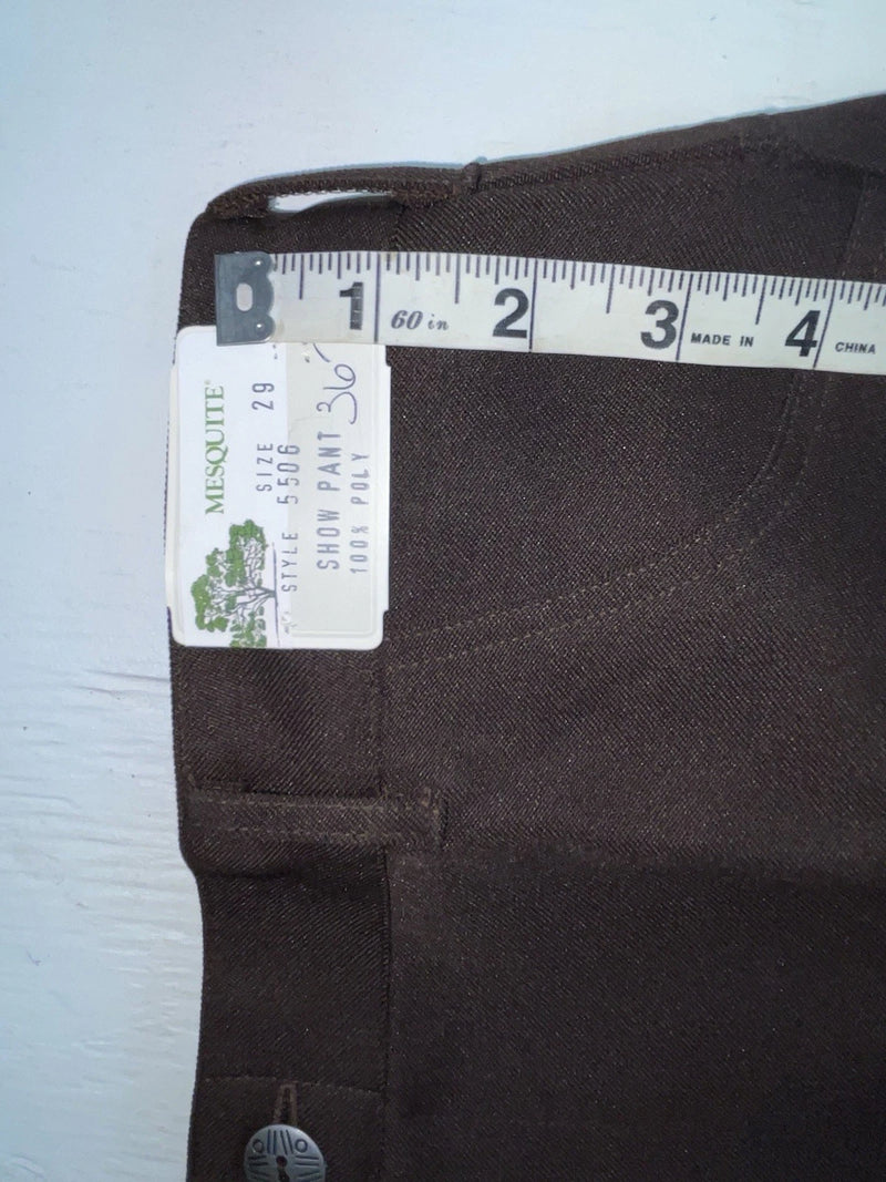 New Vintage Brown Mesquite Polyester Pants #5506 XX-26