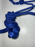 New Tough 1 Blue Training Halter And Lead Rope #50-1095 G-503
