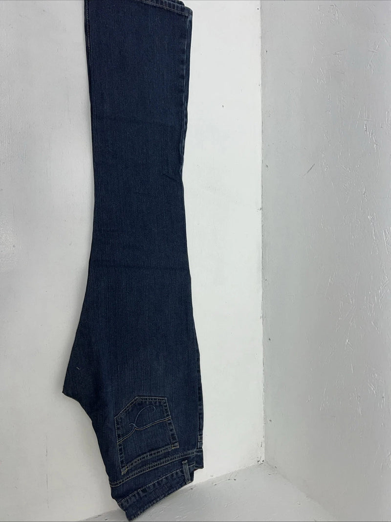 New Women’s Twenty X Jackson Dark Wash Low Rise Denim Jeans. 13/14x36 M-6