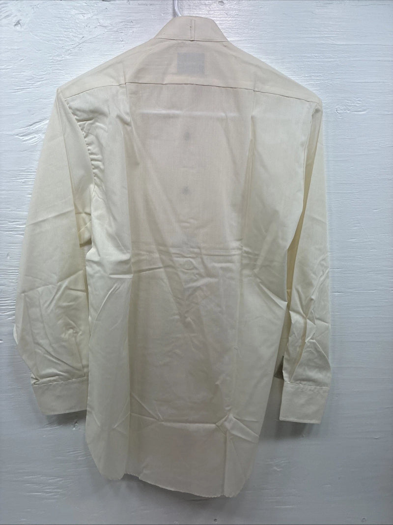New Classix Yellow Long Sleeve Button Up English Short 30/31 XS X-87