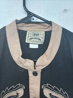 New Women’s 1849 RanchWear Western Fringe Long Sleev Button Up XL TT-38