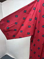 New Men’s Wrangler Red Designed Short Sleeve Polo Large CC-43