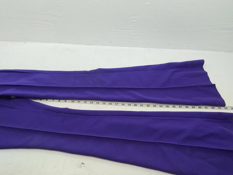 New Vintage Purple Panhandle Slim Polyester Pants #1075 VV-98