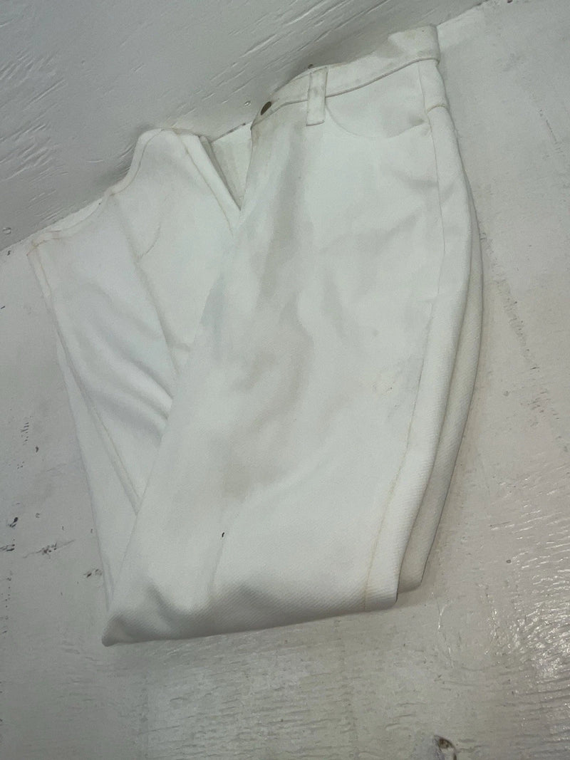 New Vintage White Lee Polyester Pants #301084 VV-46