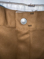 New Vintage Brown Polyester Pants 3A-51 