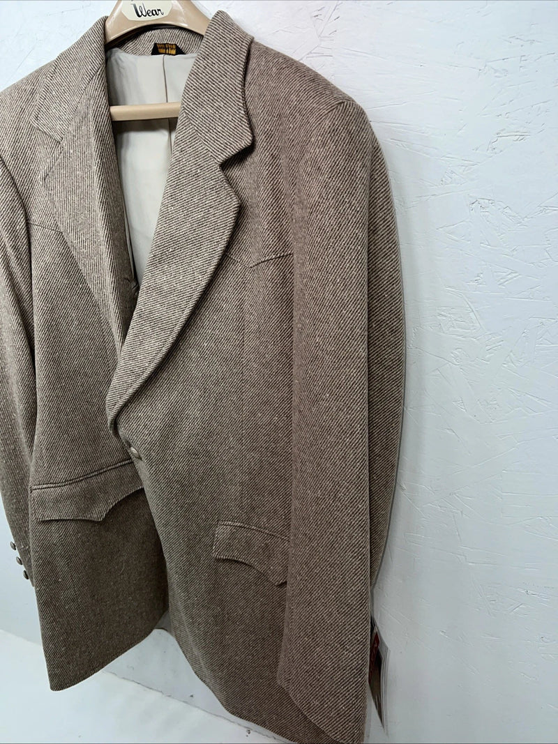 New Men’s Pioneer Wear Tan Suit Jacket 42L #125580 AA-602