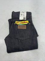 New Boys Grey Wrangler Cowboy Cut Pro Rodeo Denim Jeans. 8/24 B-26