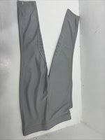 New Women’s Grey Breeks Knee Patch English Riding Pants. Large D-50
