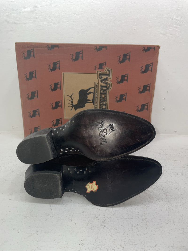 New Men’s Brown Texas Imperial Cowboy Boots. M 117 9.5 9 1-2 D. 5-40