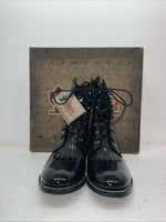 New Men’s Black Lace Up LaredoCowboy Boots. 1220 8.5 8 1/2 E E. 4-15