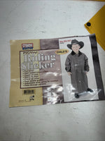 New Tough 1 Children’s Yellow Riding Slicker Full Length Large #69-901 P-508
