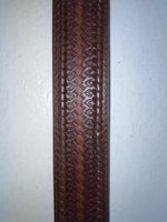 New Brown Genuine Leather Nocona Tooled 26” Belt #2420002 Z-42