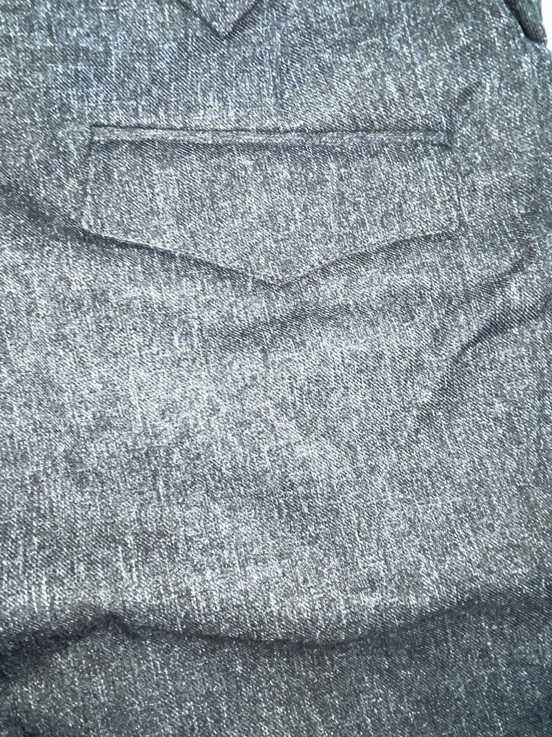 New Vintage Gray Circle S Polyester Pants #CP4776 ZZ-38