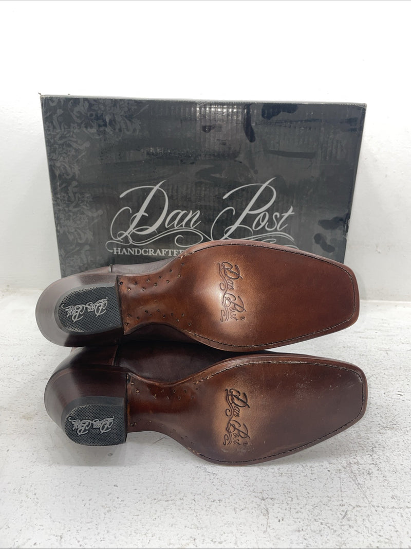 New Women’s Brown Dan Post Cowboy Boots. 3693 9.5 9 1/2 M. 4-66