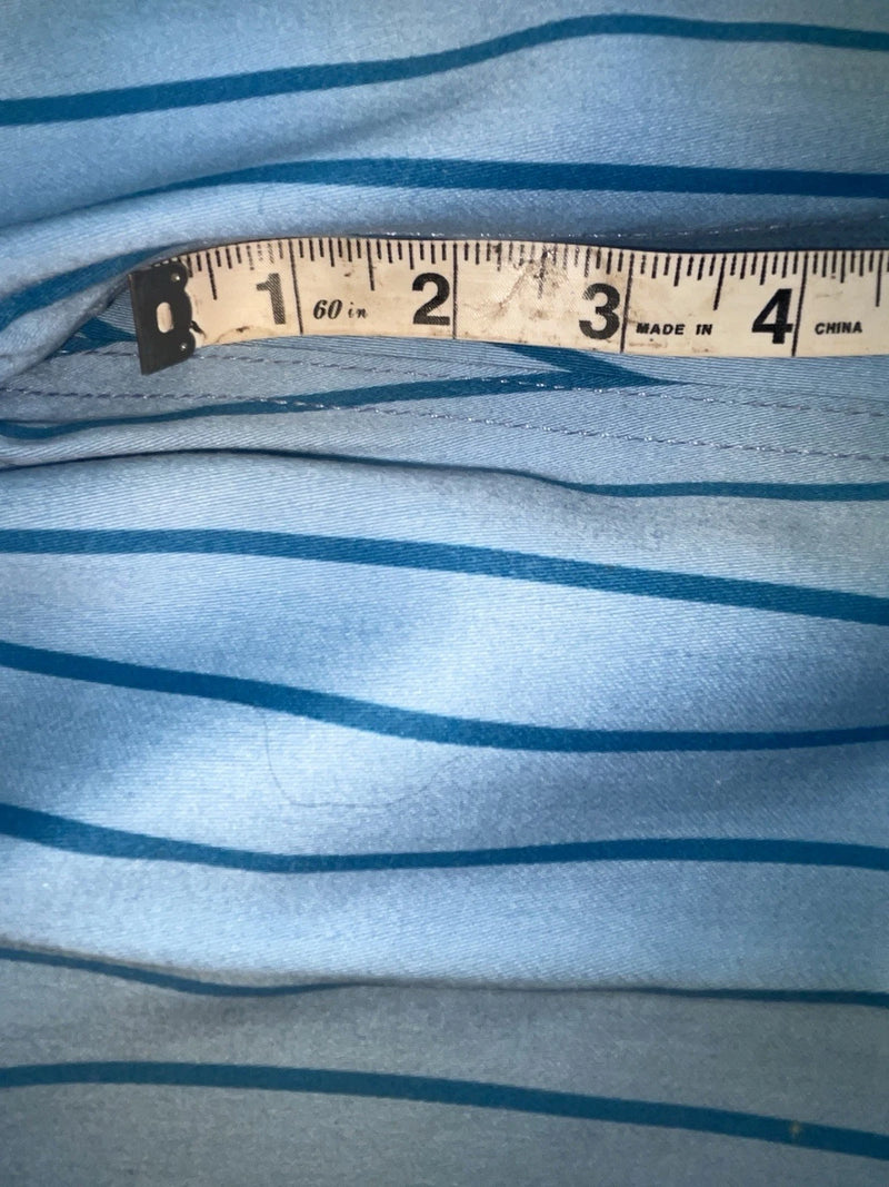 New Vintage Blue Striped Lee Polyester Pants #4605 VV-18