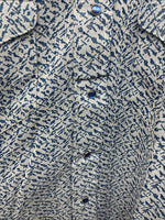 New Women’s Miller Blue Designed Long Sleeve Pearl Snap 16 X 34 XL II-10