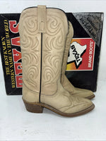 New Women’s Tan Texas Brand Cowboy Boots. L 140 6 M. 20-131