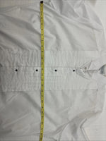 New Formal Mart White Long Sleeve Button Up English Shirt Large X-102