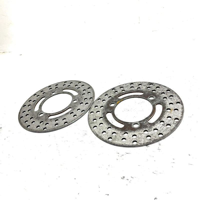 99-02 Kawasaki Prairie 300 4x4 OEM Front Brake Disc Pair 41080-1216 AK31