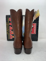 New Men’s Brown Texas Brand Cowboy Boots. 8021 9 E E. 4-32