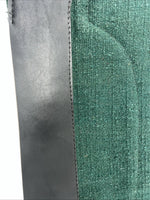 New Connie Combs Green Wool Saddle Pad 32x32 #123181 Pad-3