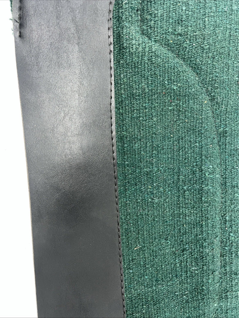 New Connie Combs Green Wool Saddle Pad 32x32 #123181 Pad-3