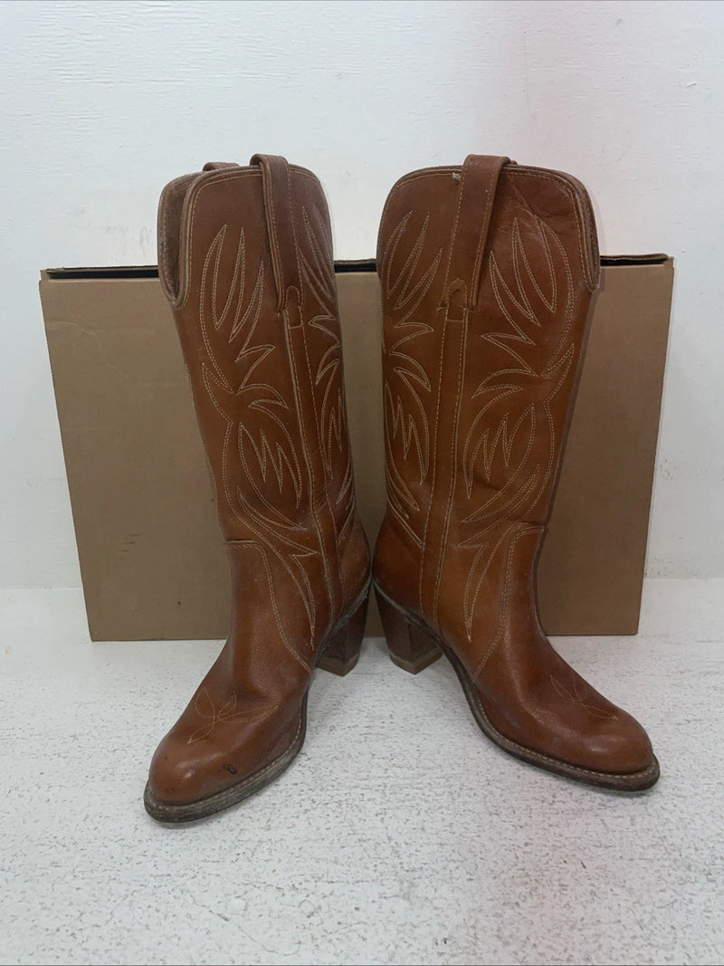 New Women’s Brown Miss Capezio Cowboy Boots. L 474 5 M. 2-67