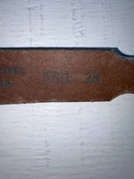 New Brown Genuine Leather Tooled And Silver Pendent 28” Belt #5721 JJ-151