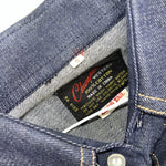 New Men’s Champion Western Blue Jean Long Sleeve Pearl Snap Small B-52