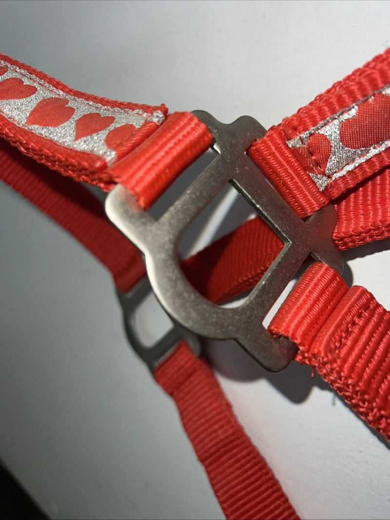 New Tough 1 Red Heart Adjustable Nylon Full Halter #50-2031 3C-2