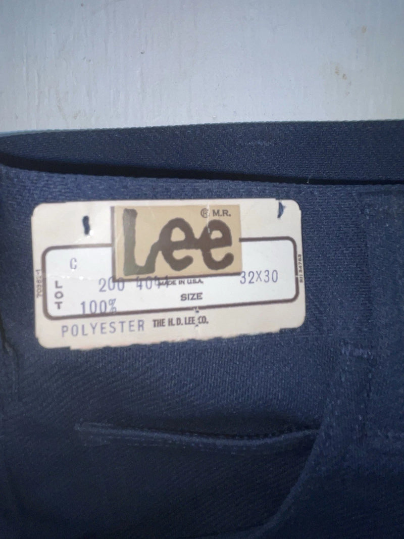 New Vintage Blue Lee Polyester Pants #2004041 OO-51