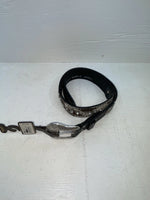 New Black Genuine Leather Nocona Bling And Tooled 28” Belt #N2463401 NN-32