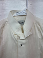 New Classix Yellow Long Sleeve Button up English Short Small X-88