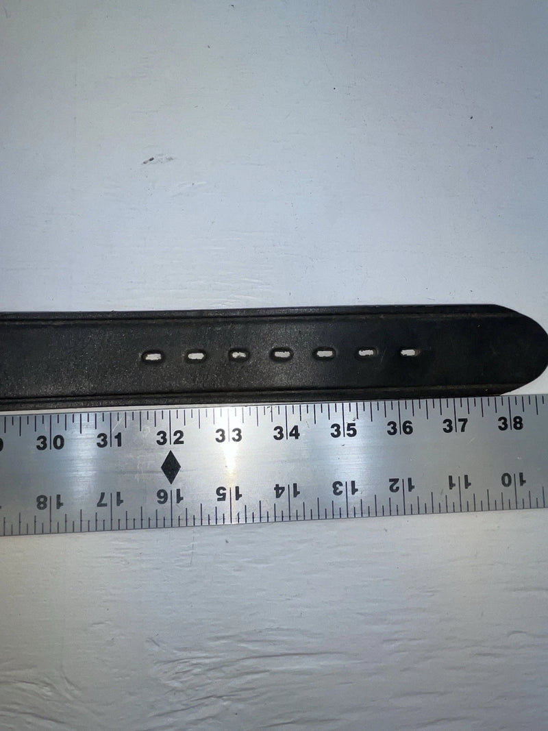 New Black Genuine Leather 34” Belt #UN701 JJ-51